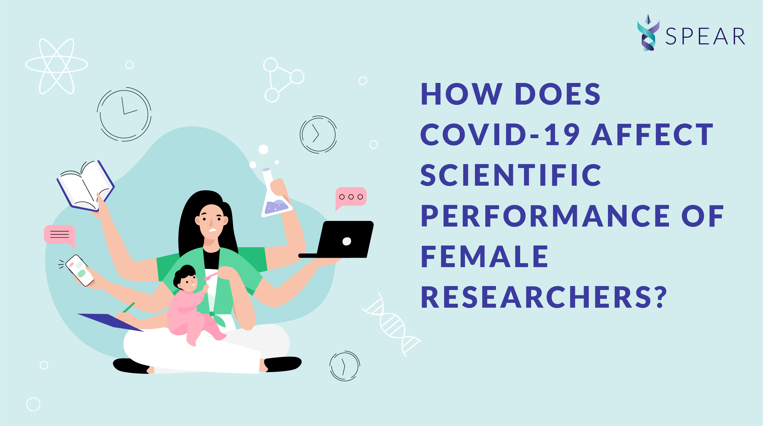 How does COVID-19 affect scientific performance of female researchers?