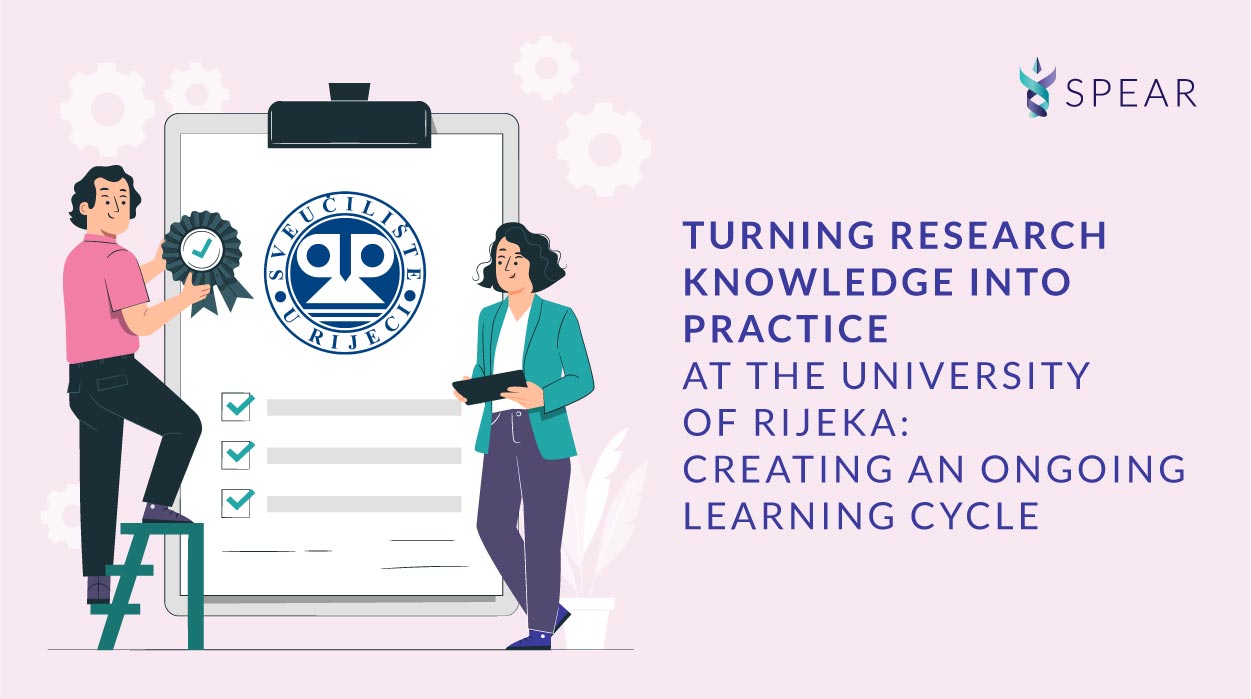 TURNING RESEARCH KNOWLEDGE INTO PRACTICE AT THE UNIVERSITY OF RIJEKA: CREATING AN ONGOING
LEARNING CYCLE